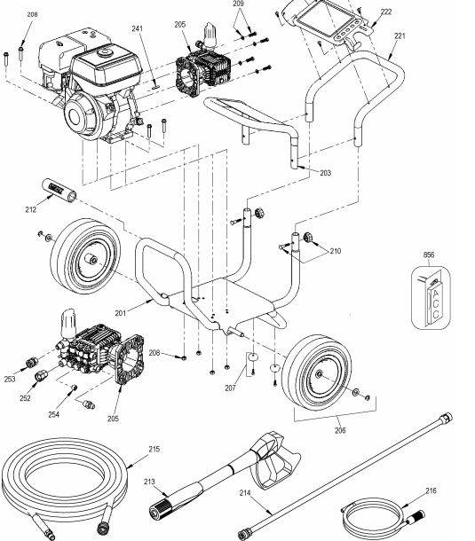 DXPW4035 replacement parts